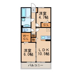 ヴィラ　アメリアⅡの物件間取画像